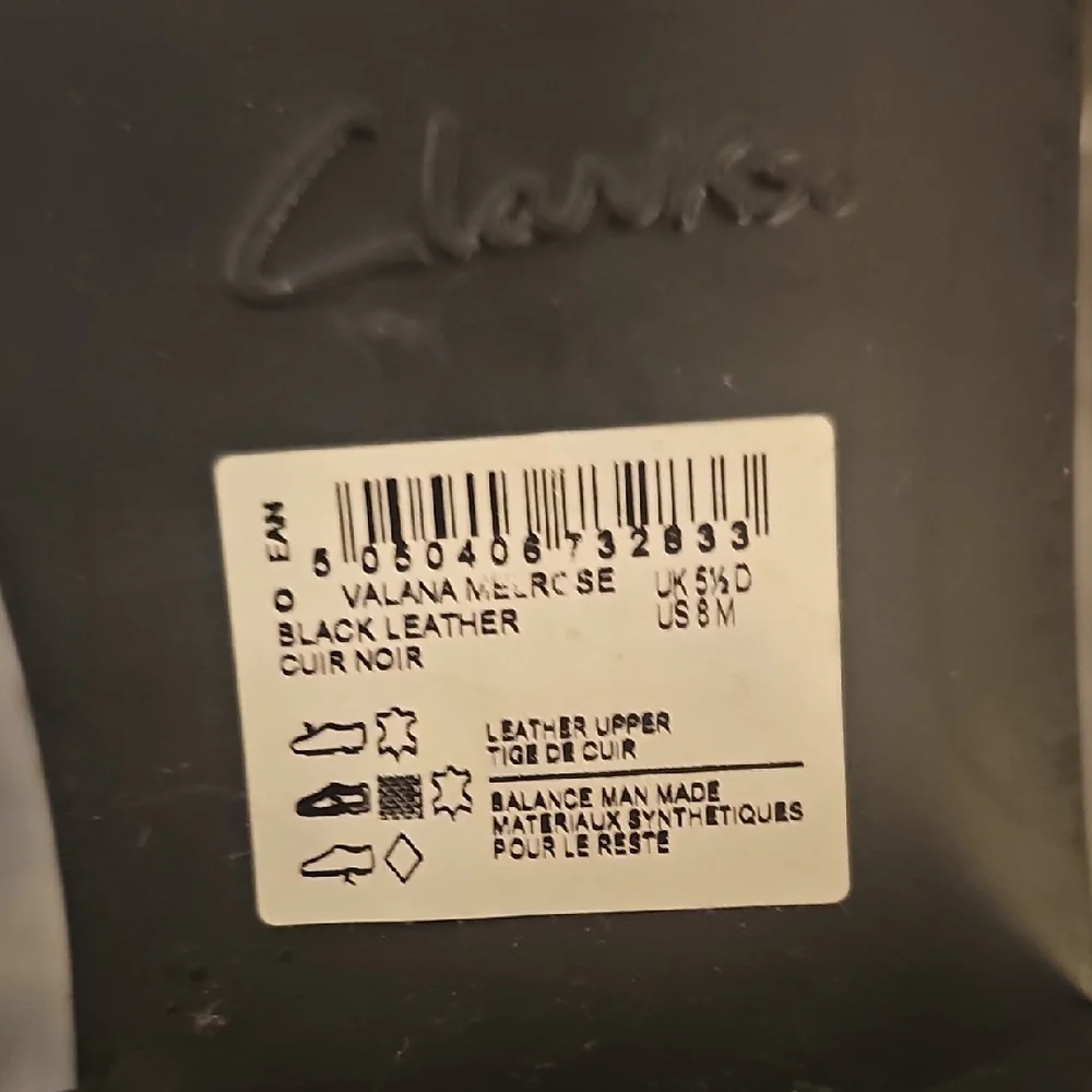 Clarks Women's Knee-high Boots VALANA MELROSE In Black Leather